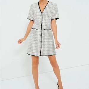 POMANDER PLACE

White Tweed Josephine Dress